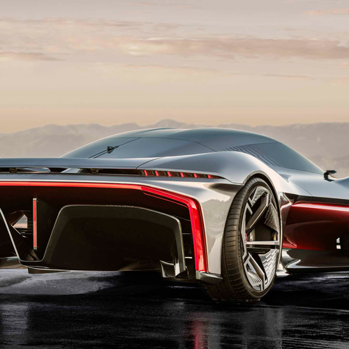2025 Chevrolet Corvette SoCal Concept Rear View