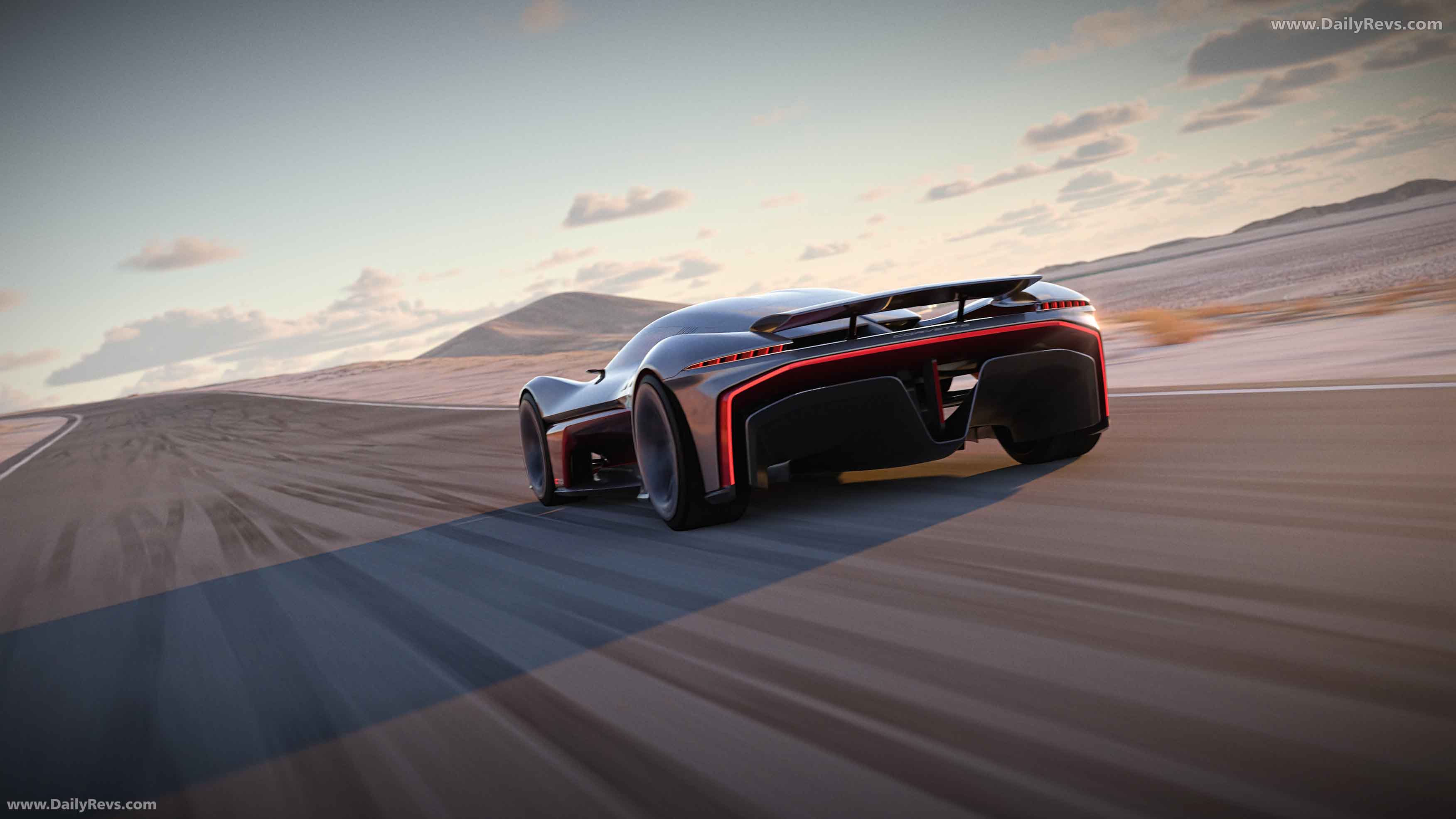2025 Chevrolet Corvette SoCal Concept Rear View