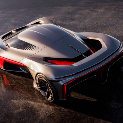 2025 Chevrolet Corvette SoCal Concept Top View
