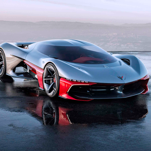 2025 Chevrolet Corvette SoCal Concept Top View