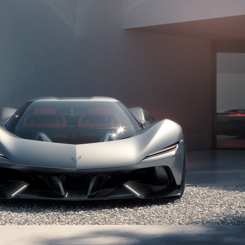 2025 Chevrolet Corvette CX Concept Front View