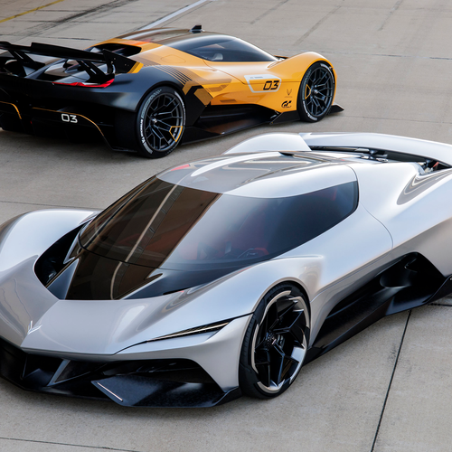 2025 Chevrolet Corvette CX Concept Top View