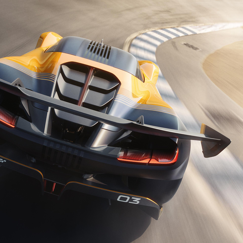 2025 Chevrolet Corvette CXR VGT Concept Rear View