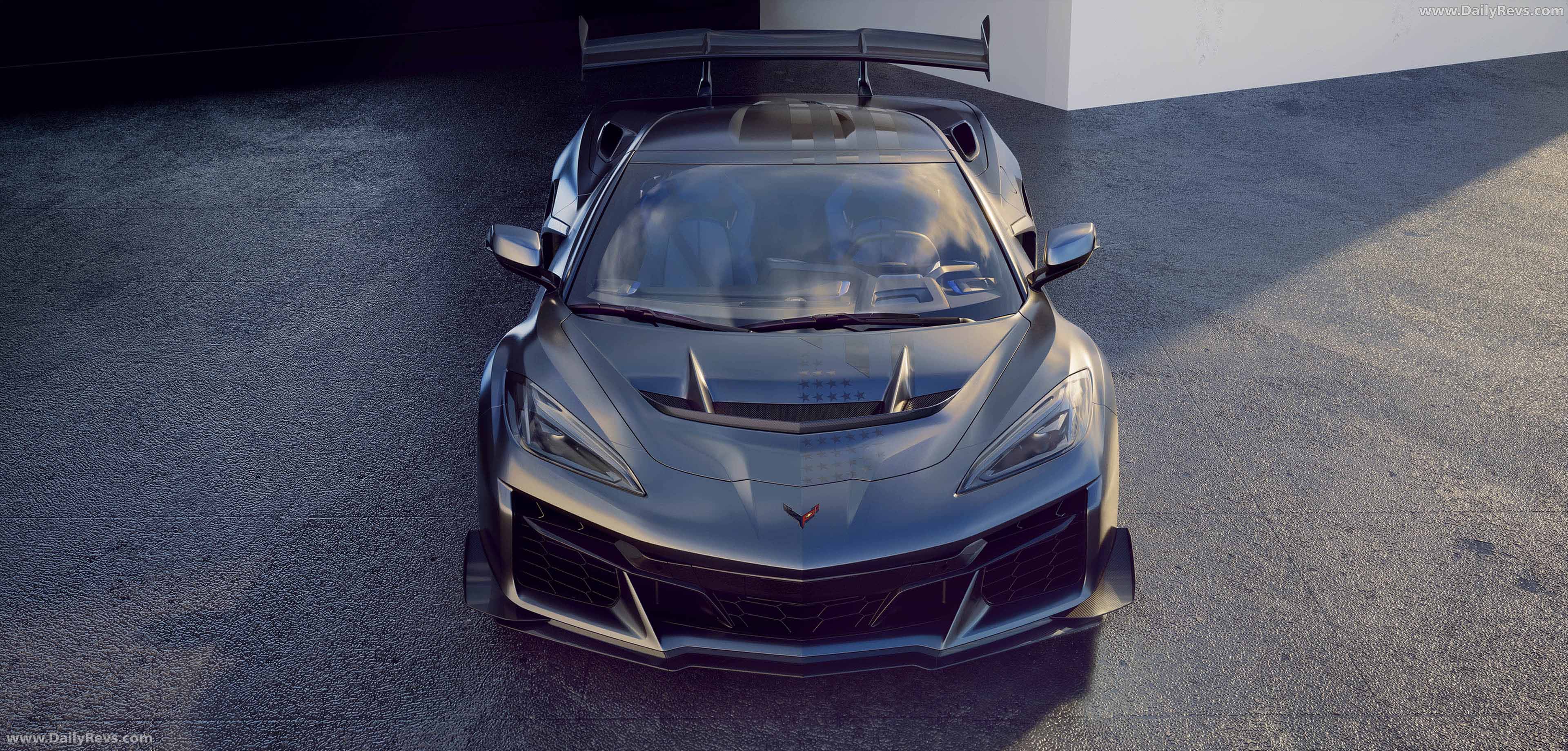 2026 Chevrolet Corvette ZR1X Stars Steel Edition Front View