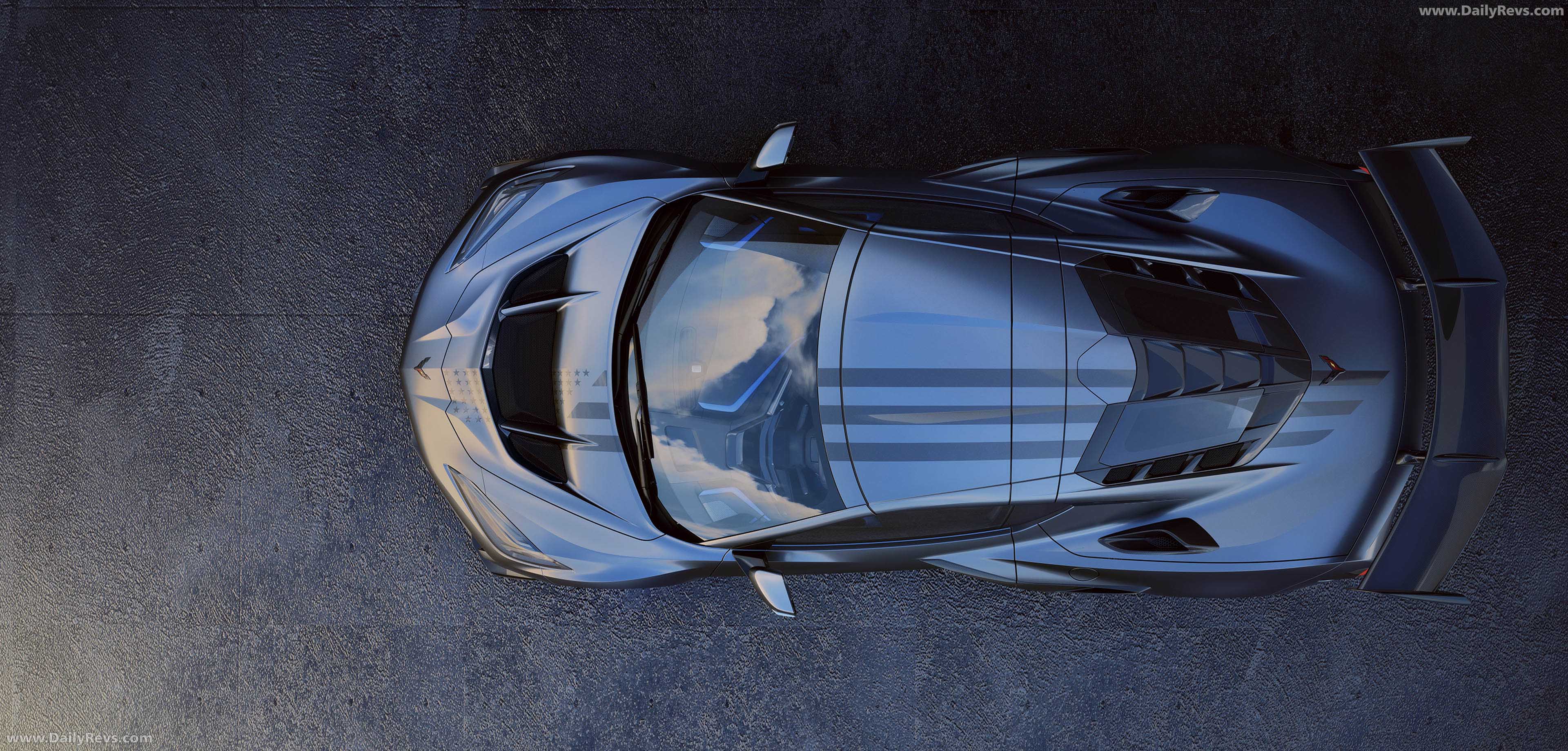 2026 Chevrolet Corvette ZR1X Stars Steel Edition Top View