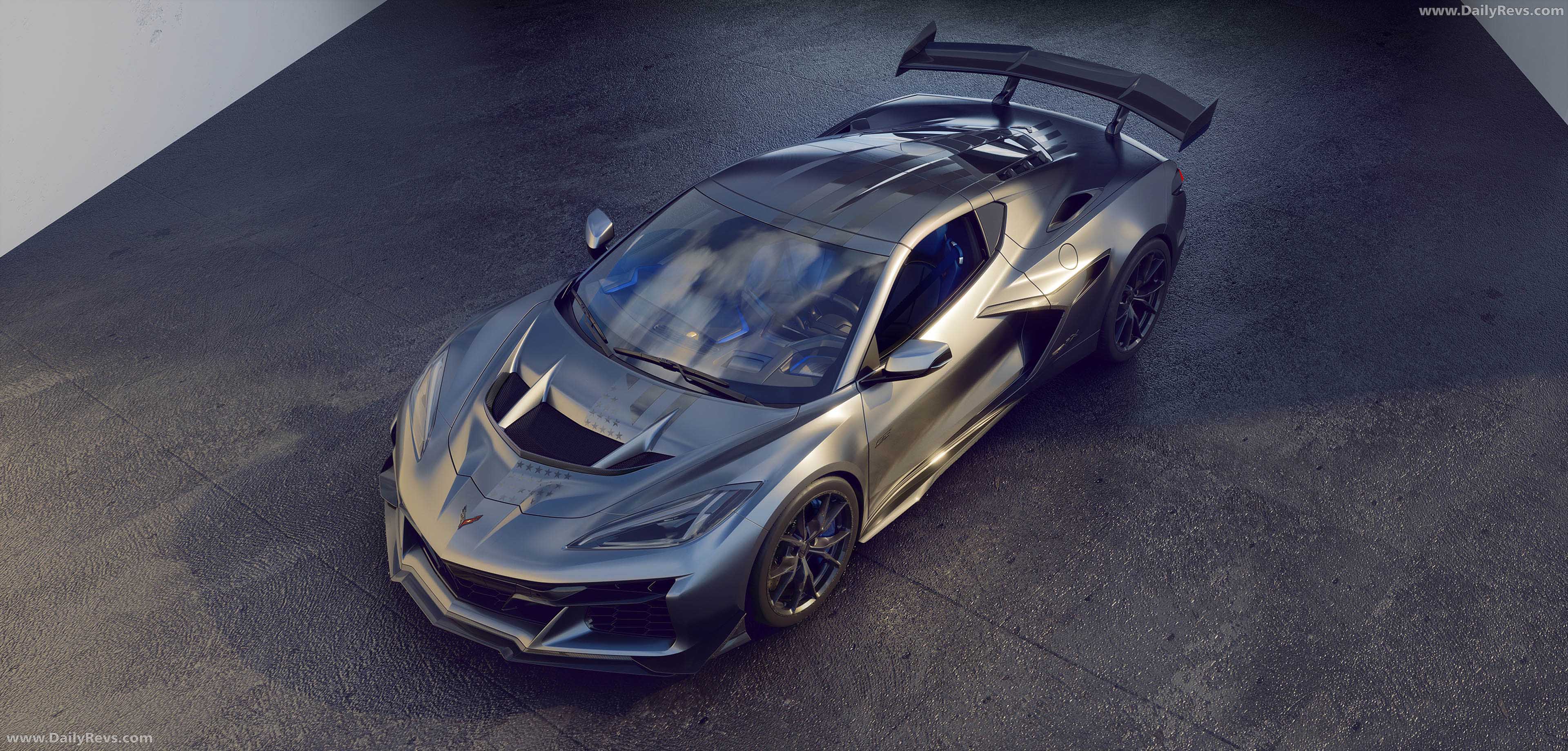 2026 Chevrolet Corvette ZR1X Stars Steel Edition Top View