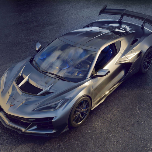 2026 Chevrolet Corvette ZR1X Stars Steel Edition Top View