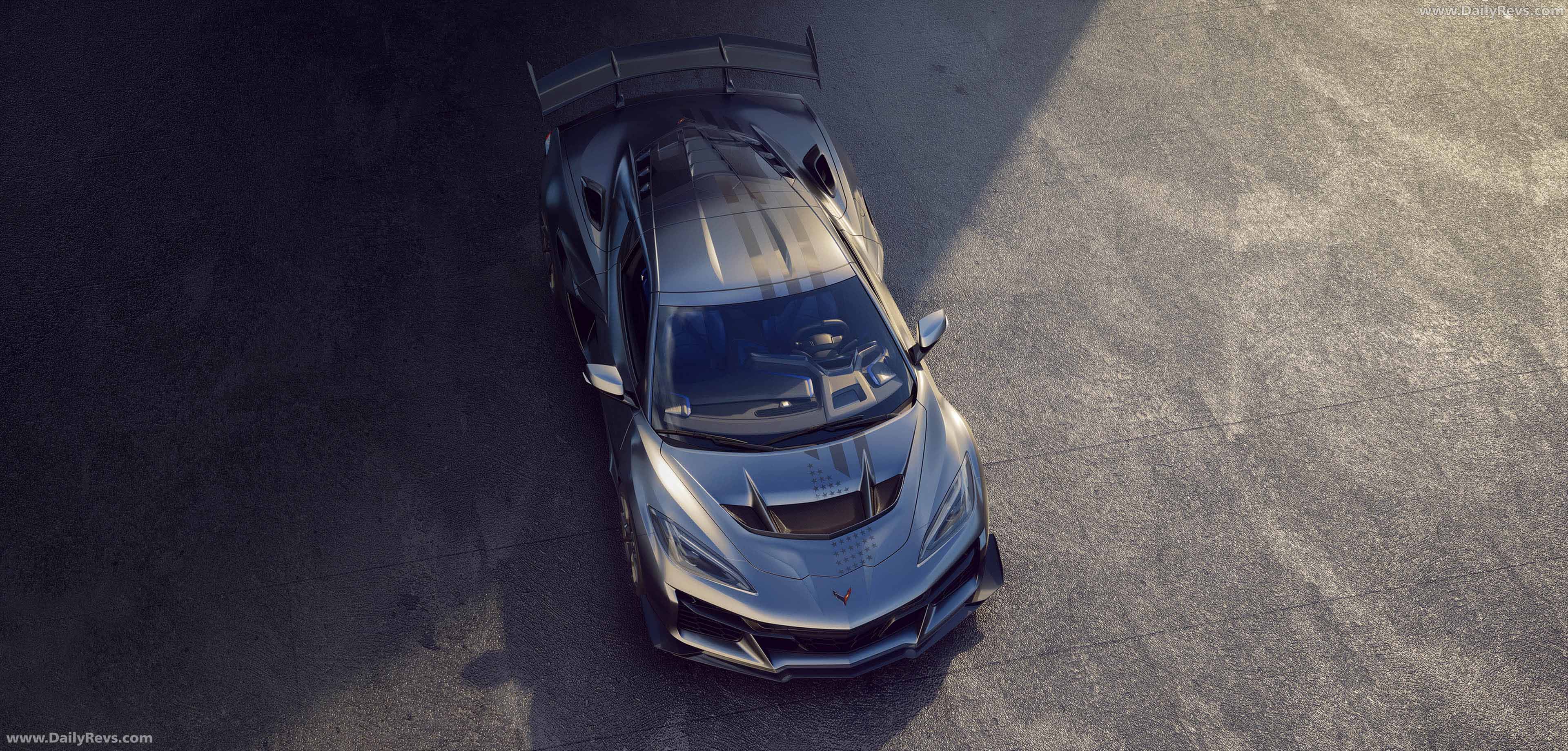 2026 Chevrolet Corvette ZR1X Stars Steel Edition Top View