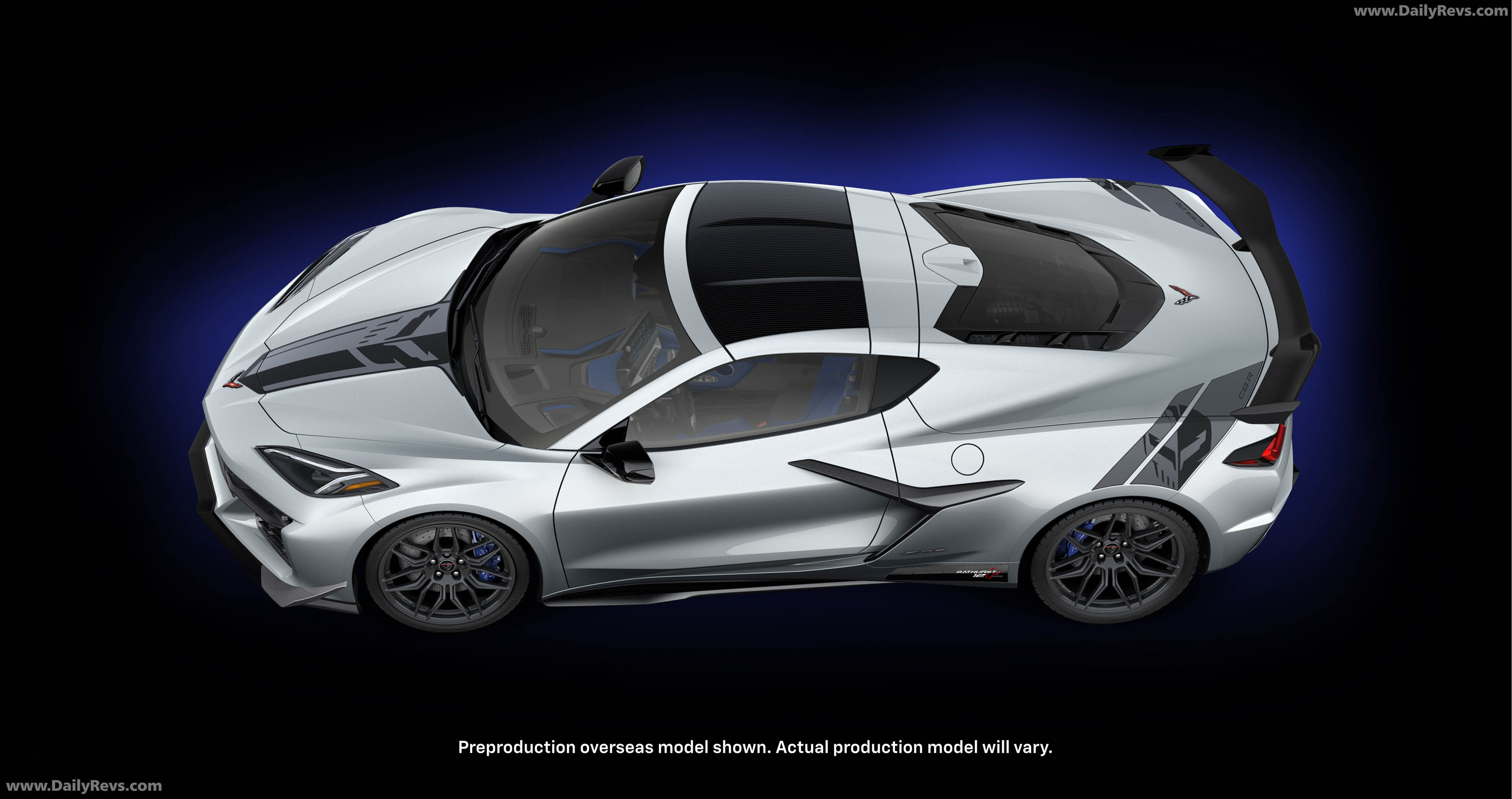 2026 Chevrolet Corvette Z06 Bathurst 12hr Edition Top View