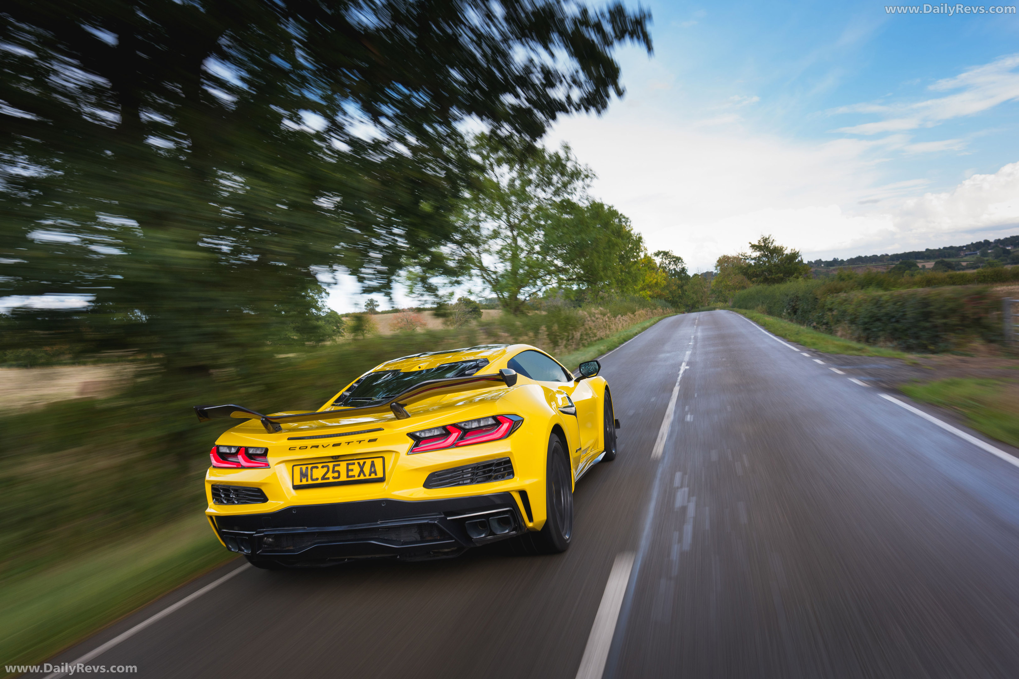 2025 Chevrolet Corvette Z06 Coupe UK Version Rear View