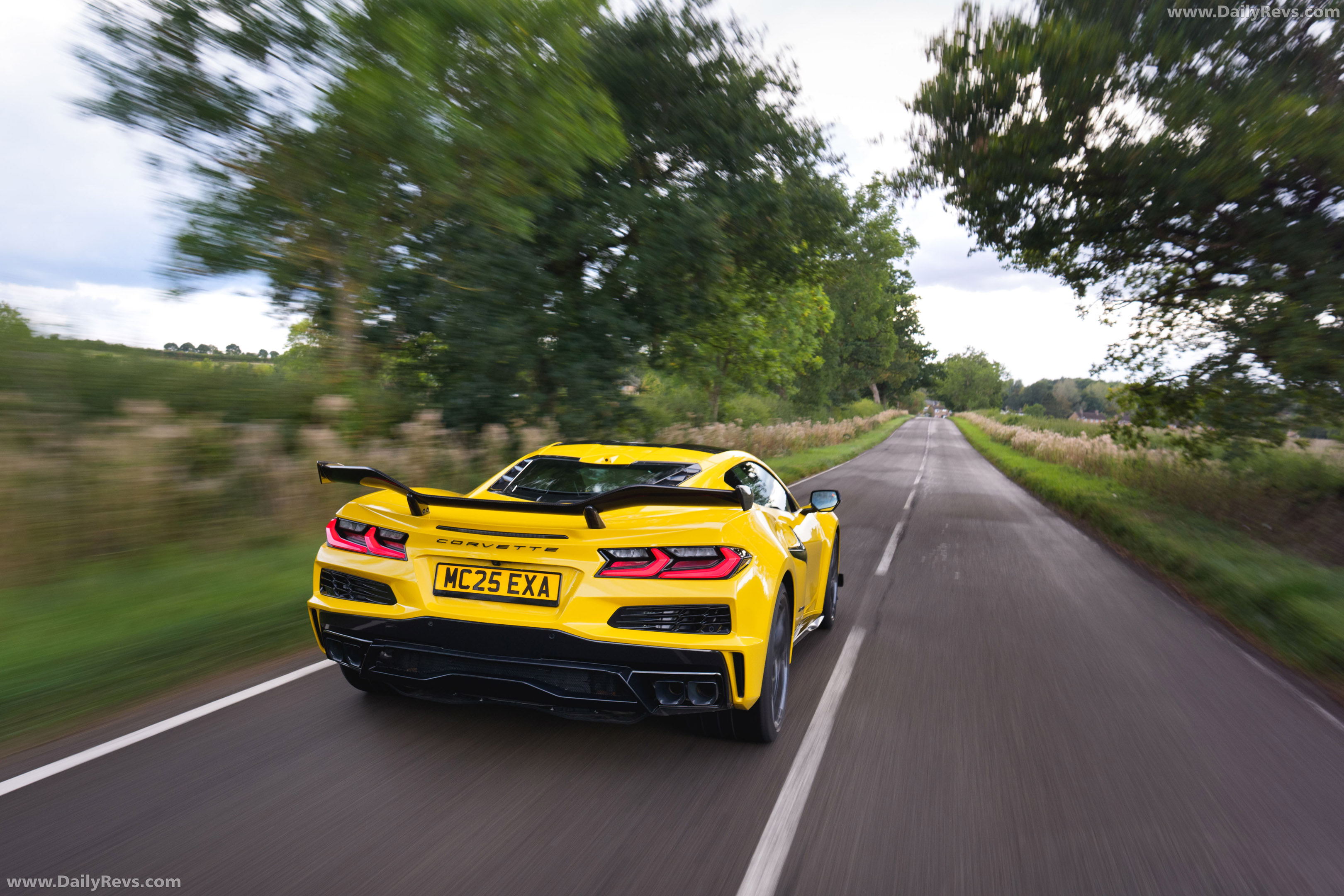 2025 Chevrolet Corvette Z06 Coupe UK Version Rear View