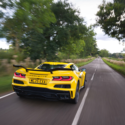 2025 Chevrolet Corvette Z06 Coupe UK Version Rear View