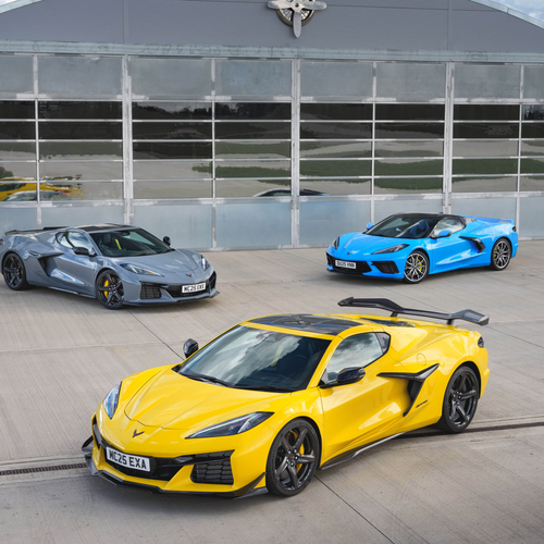 2025 Chevrolet Corvette Z06 Coupe UK Version Top View