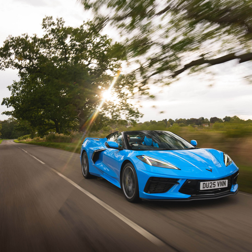 2025 Chevrolet Corvette C8 Stingray Convertible UK Version Front View