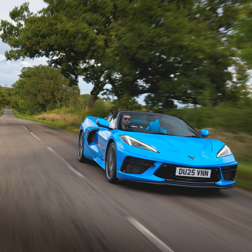 2025 Chevrolet Corvette C8 Stingray Convertible UK Version Front View