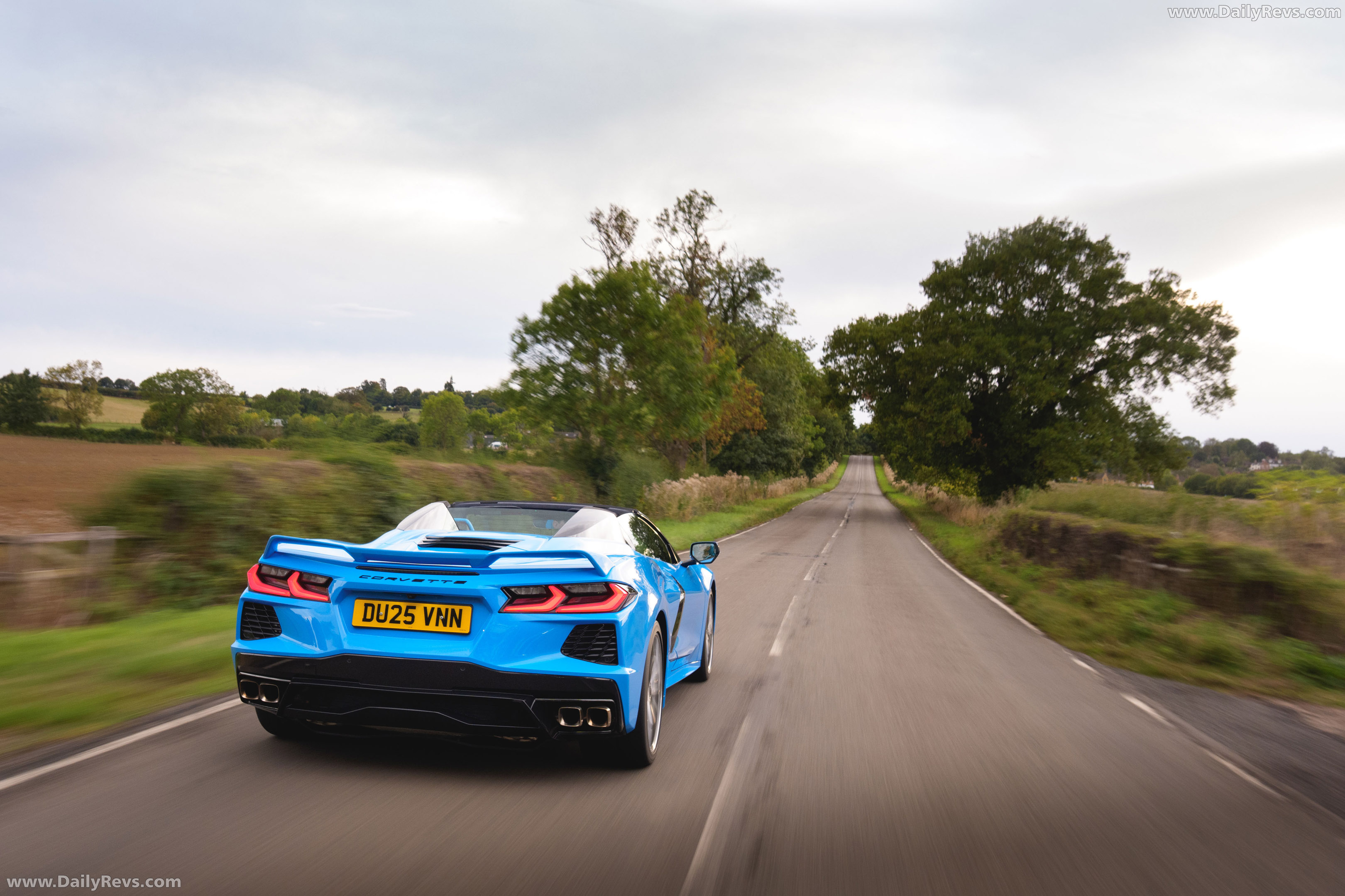 2025 Chevrolet Corvette C8 Stingray Convertible UK Version Rear View
