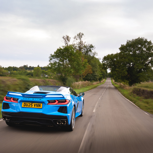 2025 Chevrolet Corvette C8 Stingray Convertible UK Version Rear View