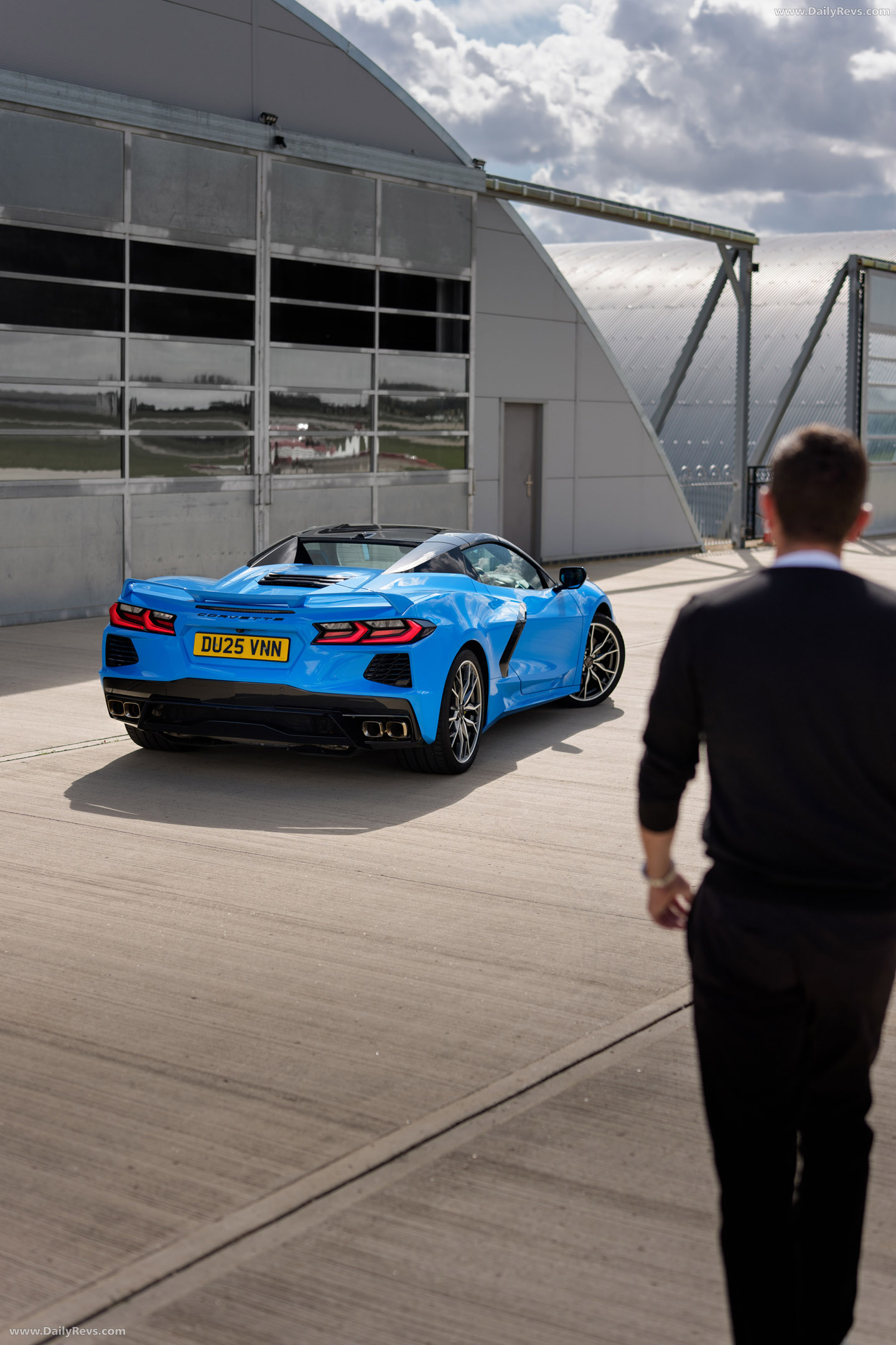 2025 Chevrolet Corvette C8 Stingray Convertible UK Version Rear View