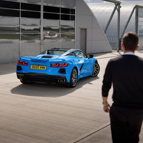 2025 Chevrolet Corvette C8 Stingray Convertible UK Version Rear View