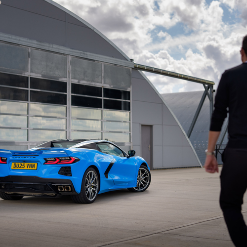 2025 Chevrolet Corvette C8 Stingray Convertible UK Version Rear View