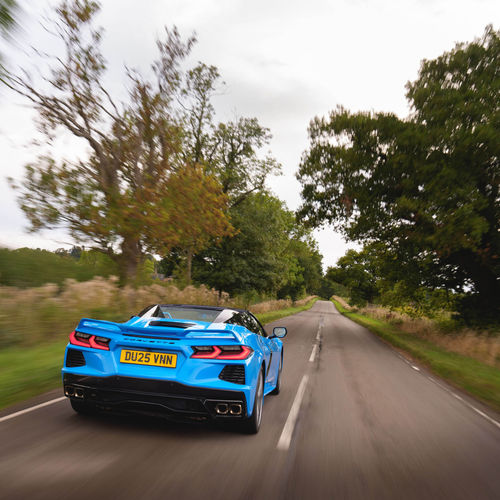 2025 Chevrolet Corvette C8 Stingray Convertible UK Version Rear View