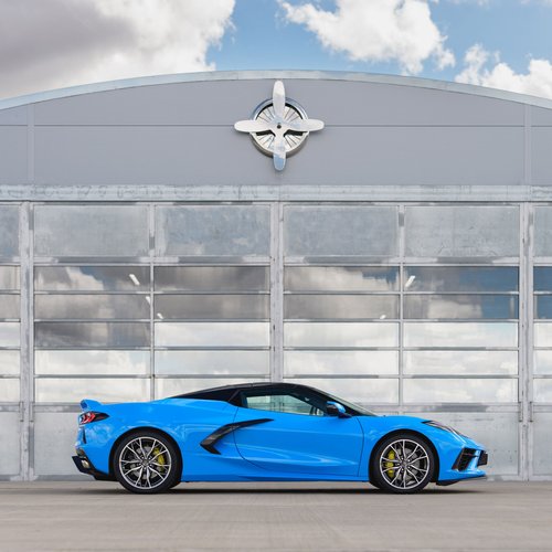 2025 Chevrolet Corvette C8 Stingray Convertible UK Version Side View