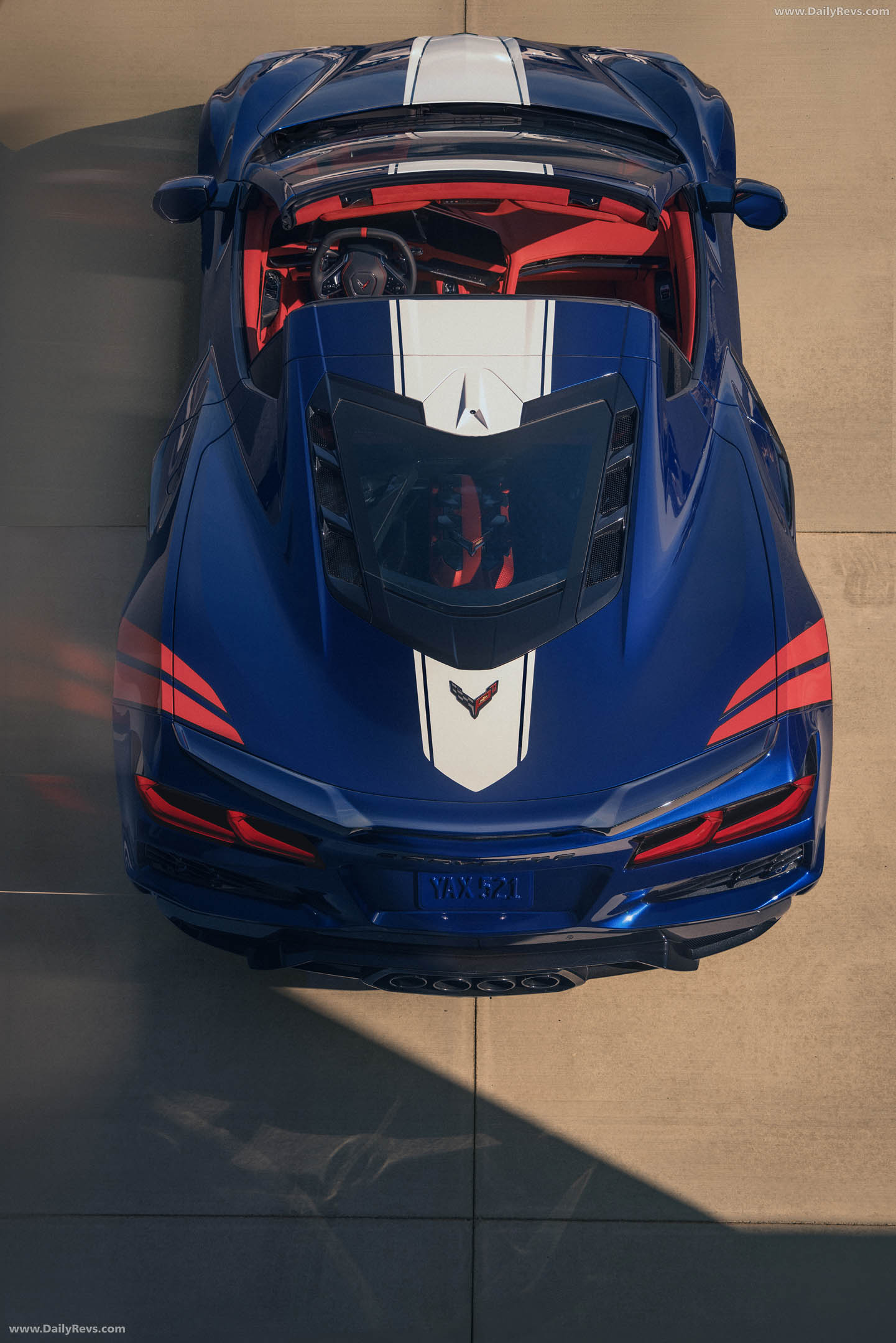 2027 Chevrolet Corvette Grand Sport Top View