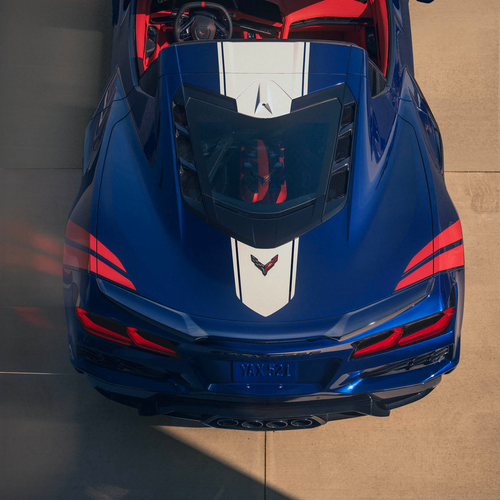 2027 Chevrolet Corvette Grand Sport Top View