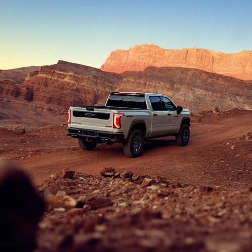 2027 Chevrolet Silverado 1500 ZR2 Rear View