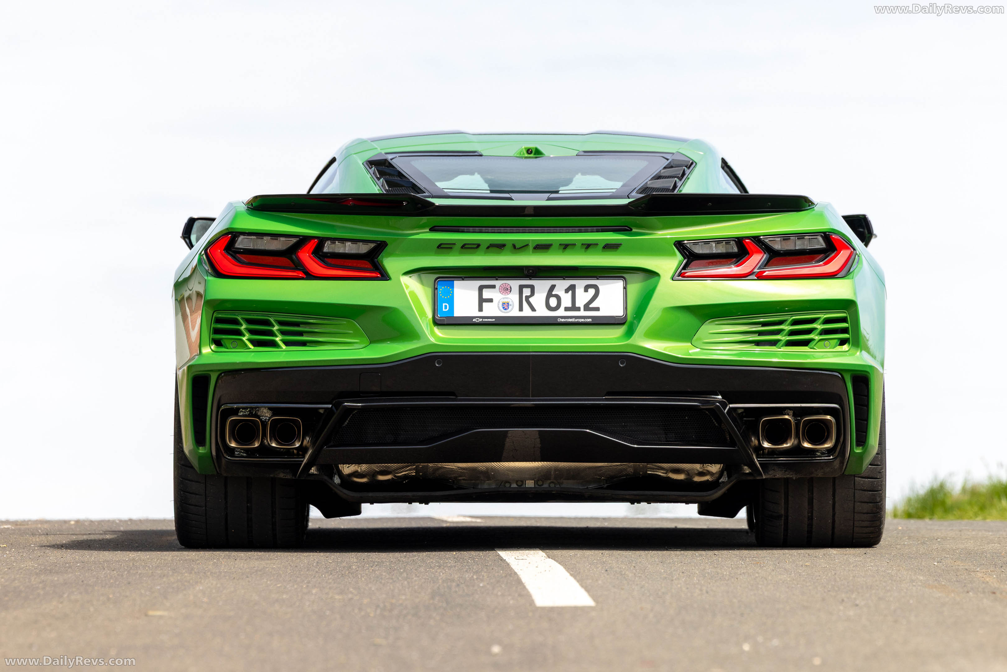 2026 Chevrolet Corvette E-Ray European Version Rear View