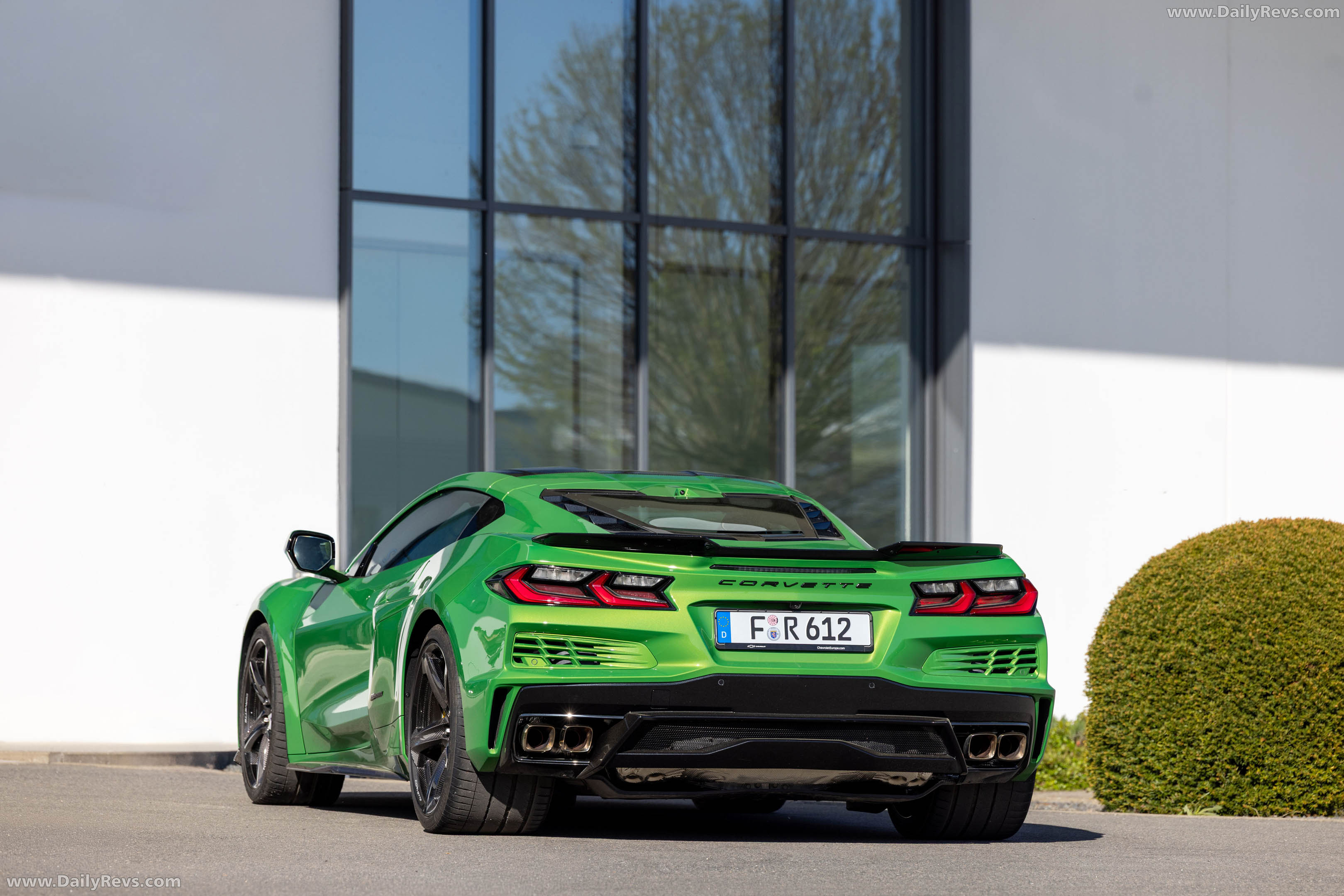 2026 Chevrolet Corvette E-Ray European Version Rear View