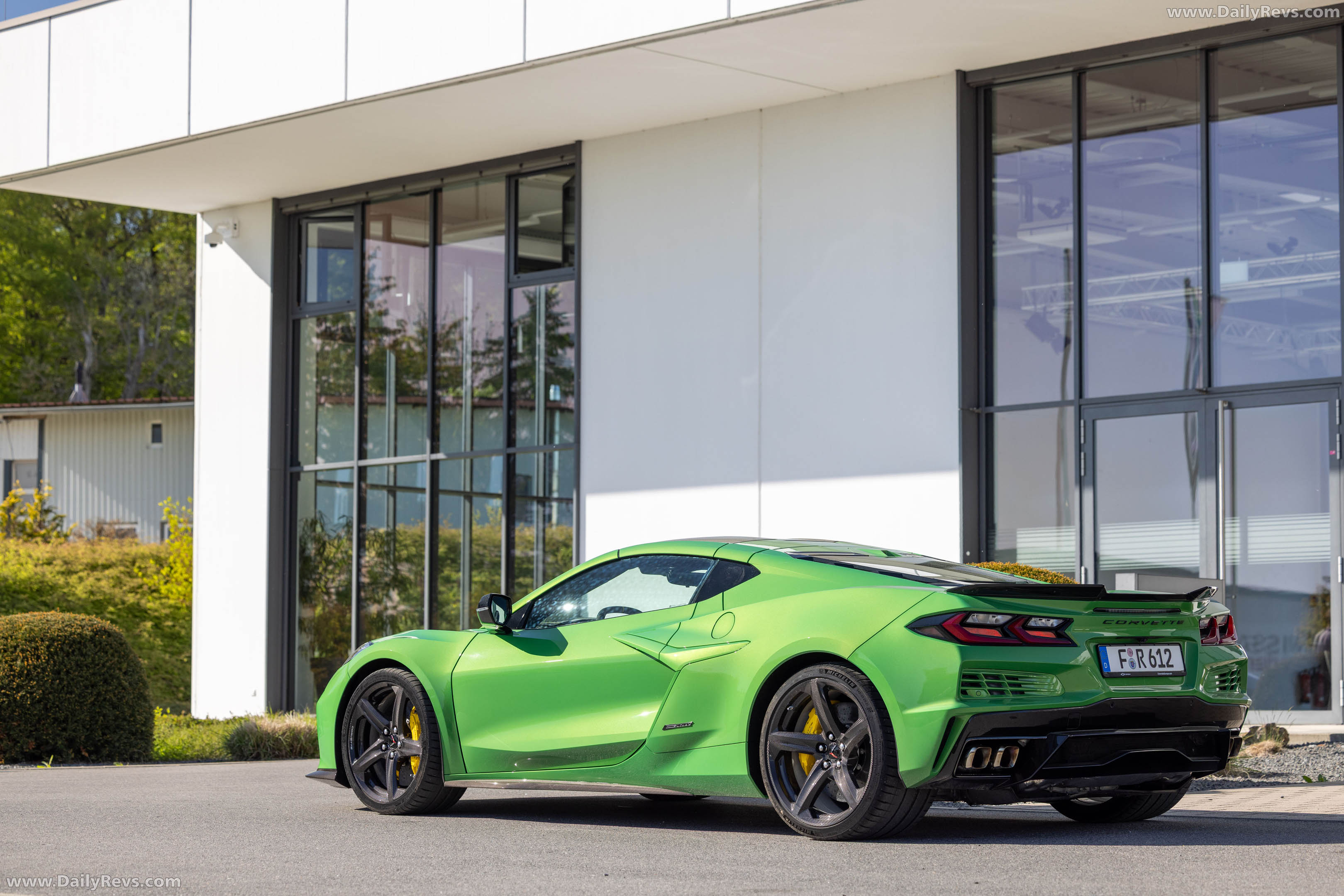 2026 Chevrolet Corvette E-Ray European Version Rear View