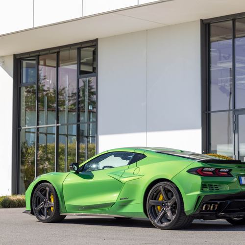 2026 Chevrolet Corvette E-Ray European Version Rear View