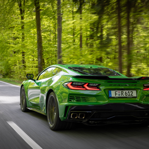 2026 Chevrolet Corvette E-Ray European Version Rear View