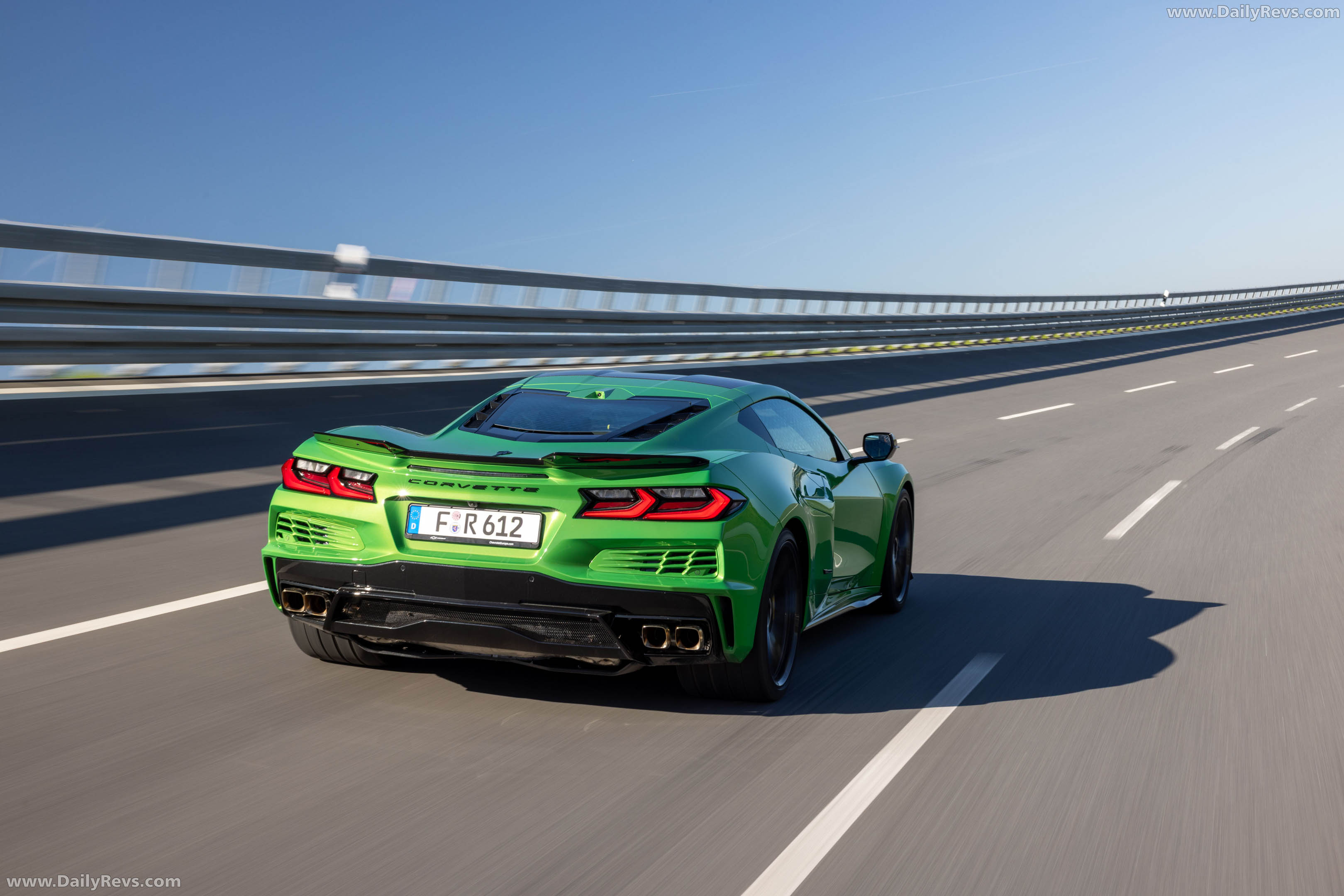 2026 Chevrolet Corvette E-Ray European Version Rear View