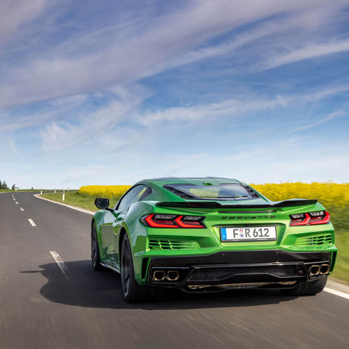 2026 Chevrolet Corvette E-Ray European Version Rear View