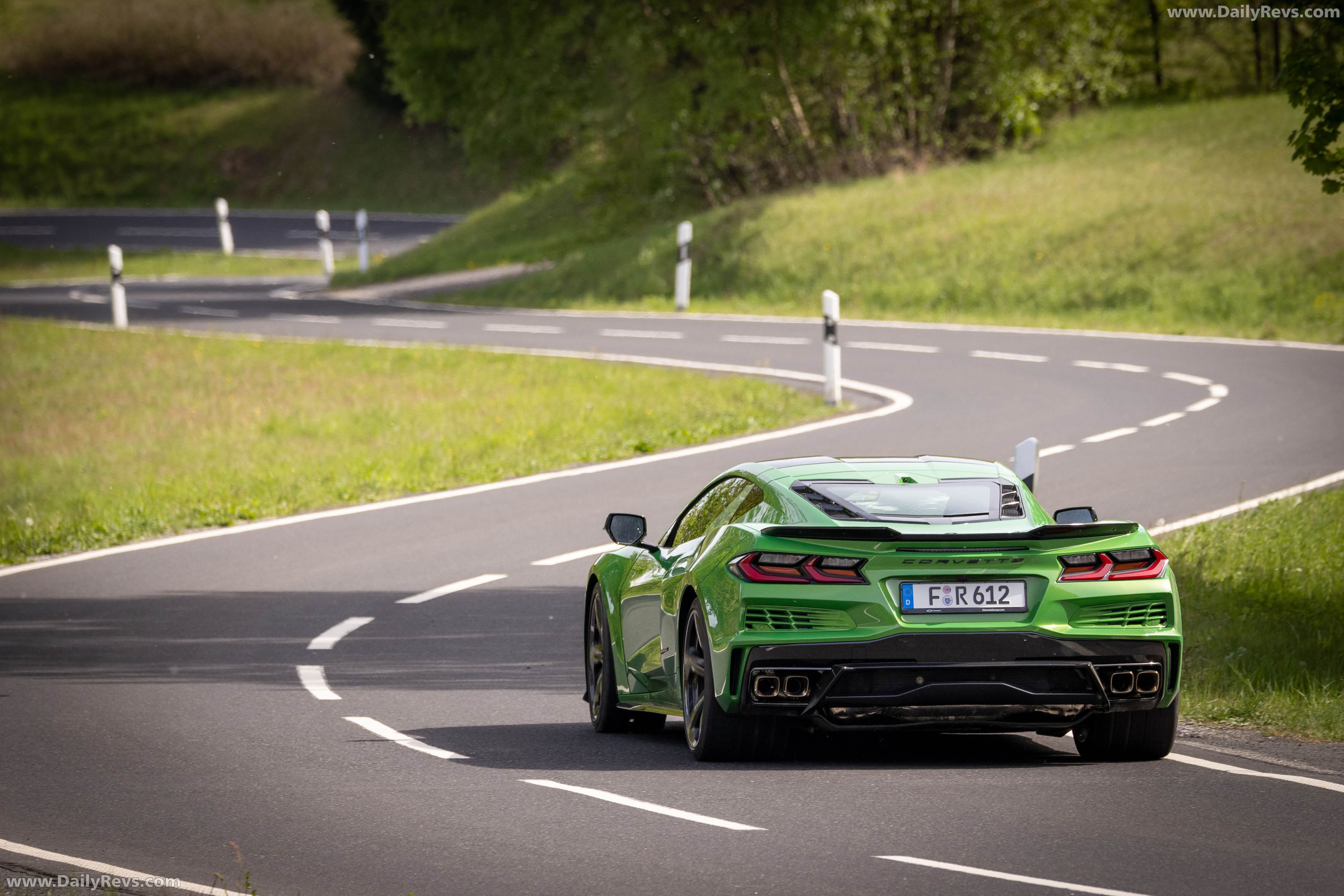 2026 Chevrolet Corvette E-Ray European Version Rear View
