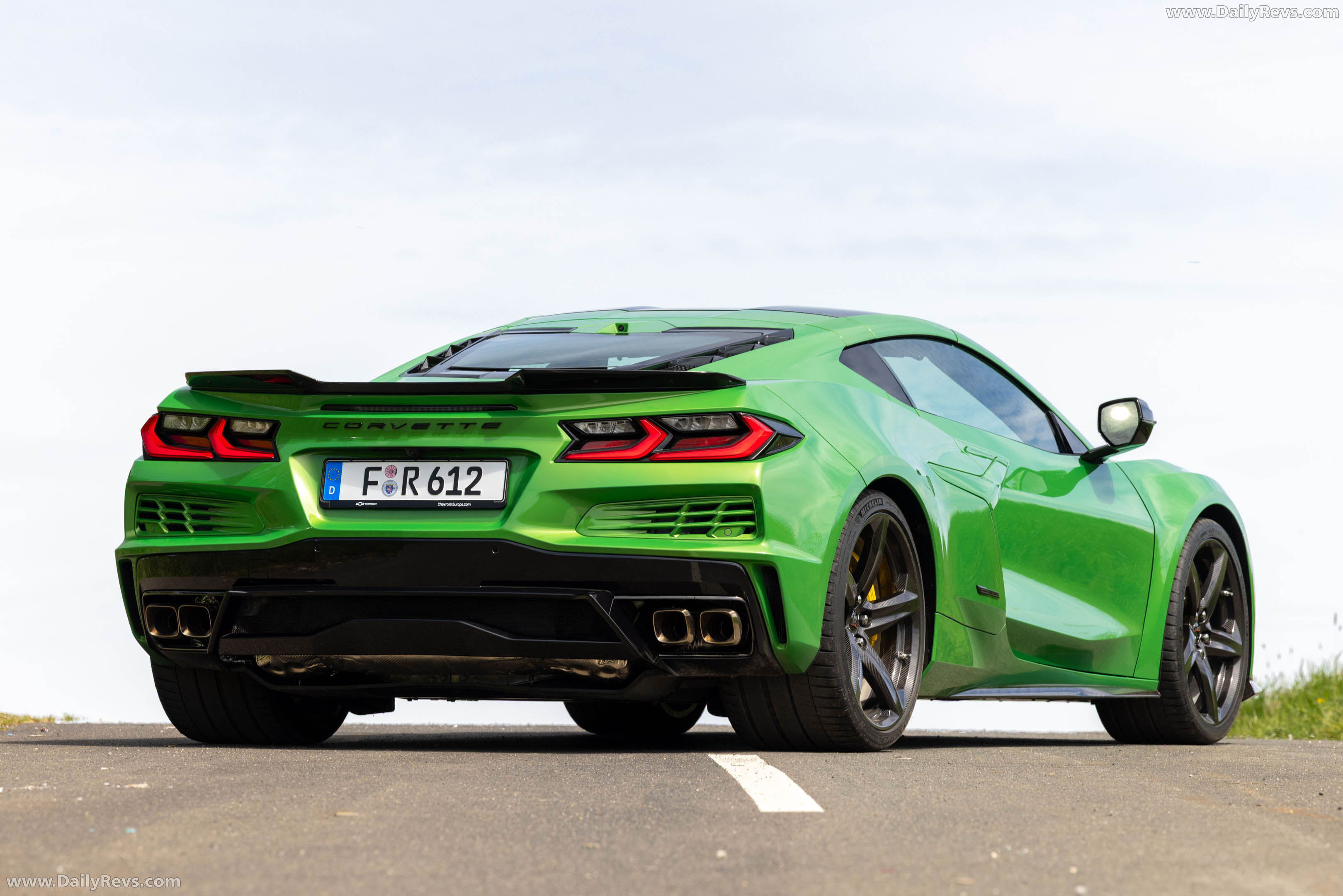 2026 Chevrolet Corvette E-Ray European Version Rear View
