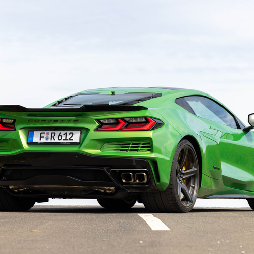 2026 Chevrolet Corvette E-Ray European Version Rear View
