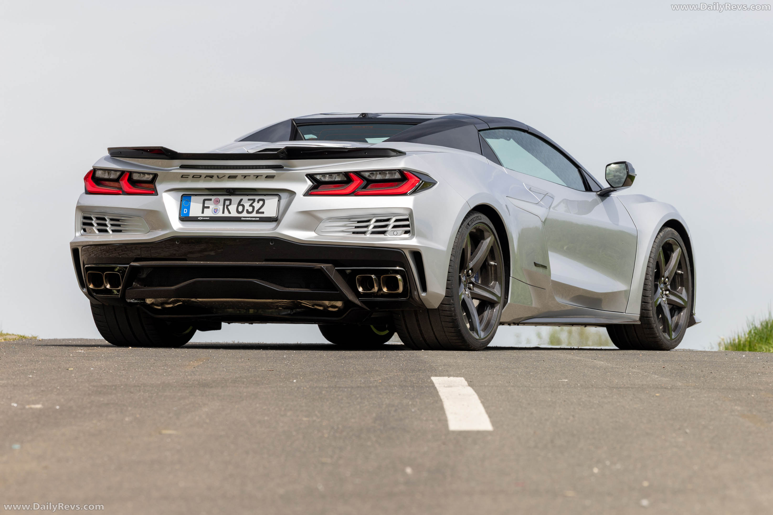 2026 Chevrolet Corvette E-Ray Convertible European Version Rear View
