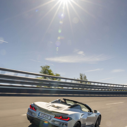 2026 Chevrolet Corvette E-Ray Convertible European Version Rear View
