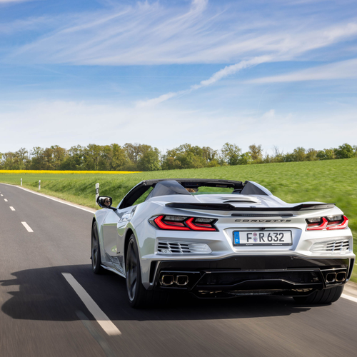 2026 Chevrolet Corvette E-Ray Convertible European Version Rear View