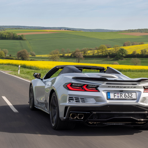 2026 Chevrolet Corvette E-Ray Convertible European Version Rear View