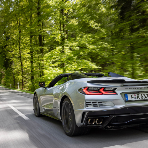 2026 Chevrolet Corvette E-Ray Convertible European Version Rear View