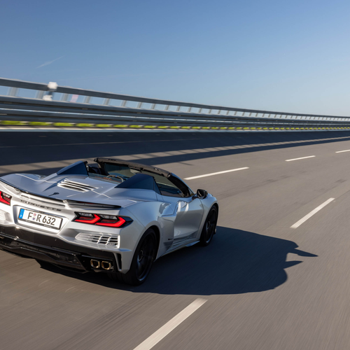 2026 Chevrolet Corvette E-Ray Convertible European Version Rear View