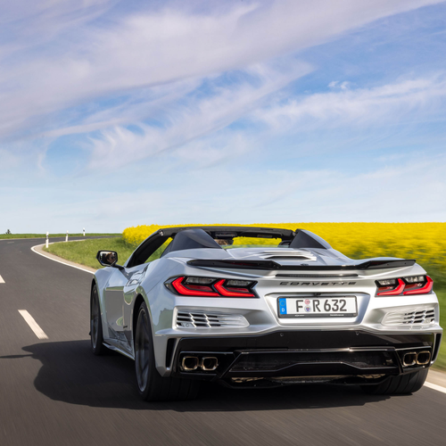 2026 Chevrolet Corvette E-Ray Convertible European Version Rear View