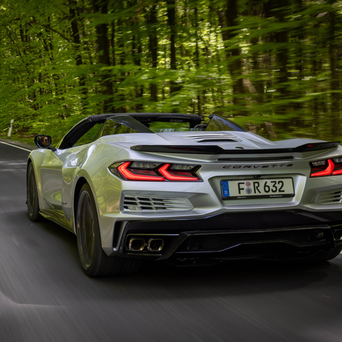 2026 Chevrolet Corvette E-Ray Convertible European Version Rear View
