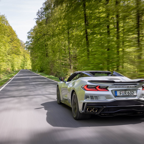 2026 Chevrolet Corvette E-Ray Convertible European Version Rear View