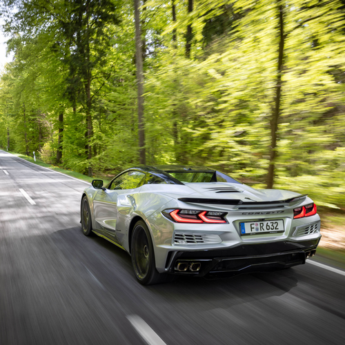 2026 Chevrolet Corvette E-Ray Convertible European Version Rear View