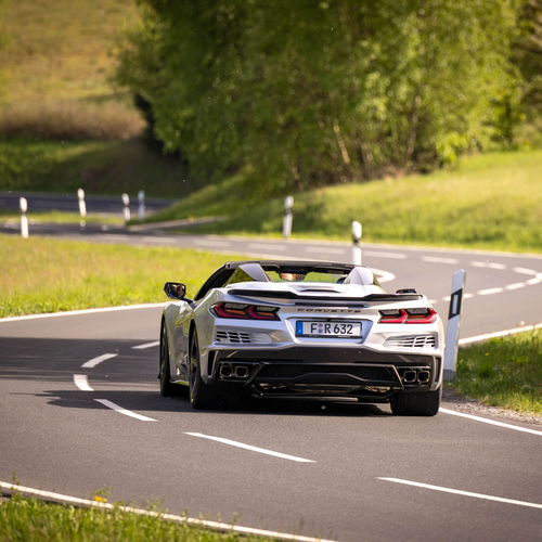 2026 Chevrolet Corvette E-Ray Convertible European Version Rear View